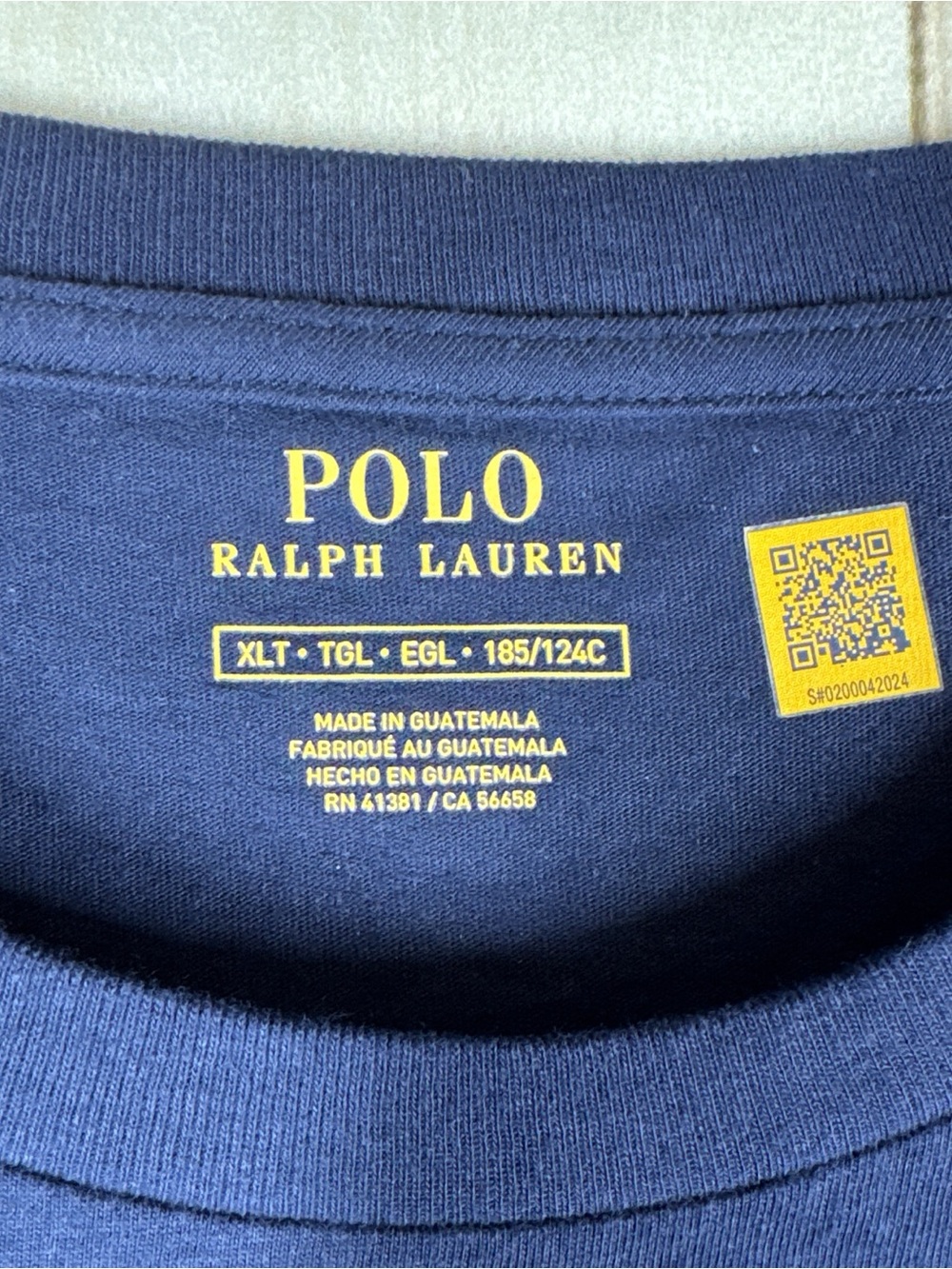 Polo Ralph Lauren Shirt Mens XLT Blue POLO Logo Graphic Tee Big Tall NWOT - Picture 3 of 13